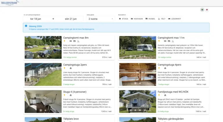 Boka enkelt – checka in direkt